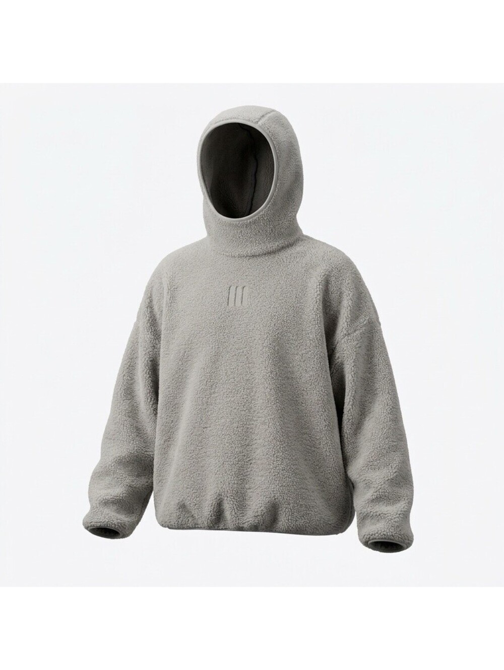 Fear of God Hoodie Fleece Pullover Gray XL-Highly sought after